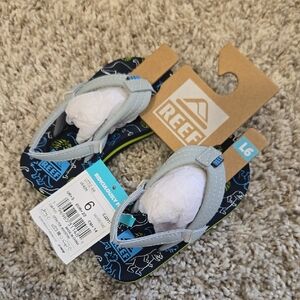 Reef Kids Flip Flops - Dinosaurs